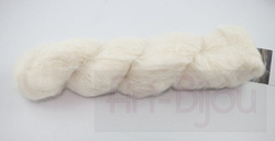 włóczka Blue Sky Fibers Brushed Suri col. 900 Whipped Cream