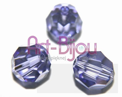 Kryształy Swarovski Round Tanzanite 8 mm