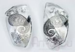 kryształy Swarovski 6620 Avantgarde Crystal Paisley Print 40 mm