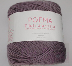 włóczka Laines du Nord Poema col. 24 purple/white/turquise 150g!!