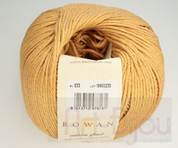 włóczka Rowan Cotton Glace col. 833 Ochre