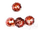 Kryształy Swarovski Rondelle 5040 Crystal Red Magma 8 mm