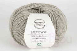 włóczka Nordic Yarn Mericash col. 70009 Gray